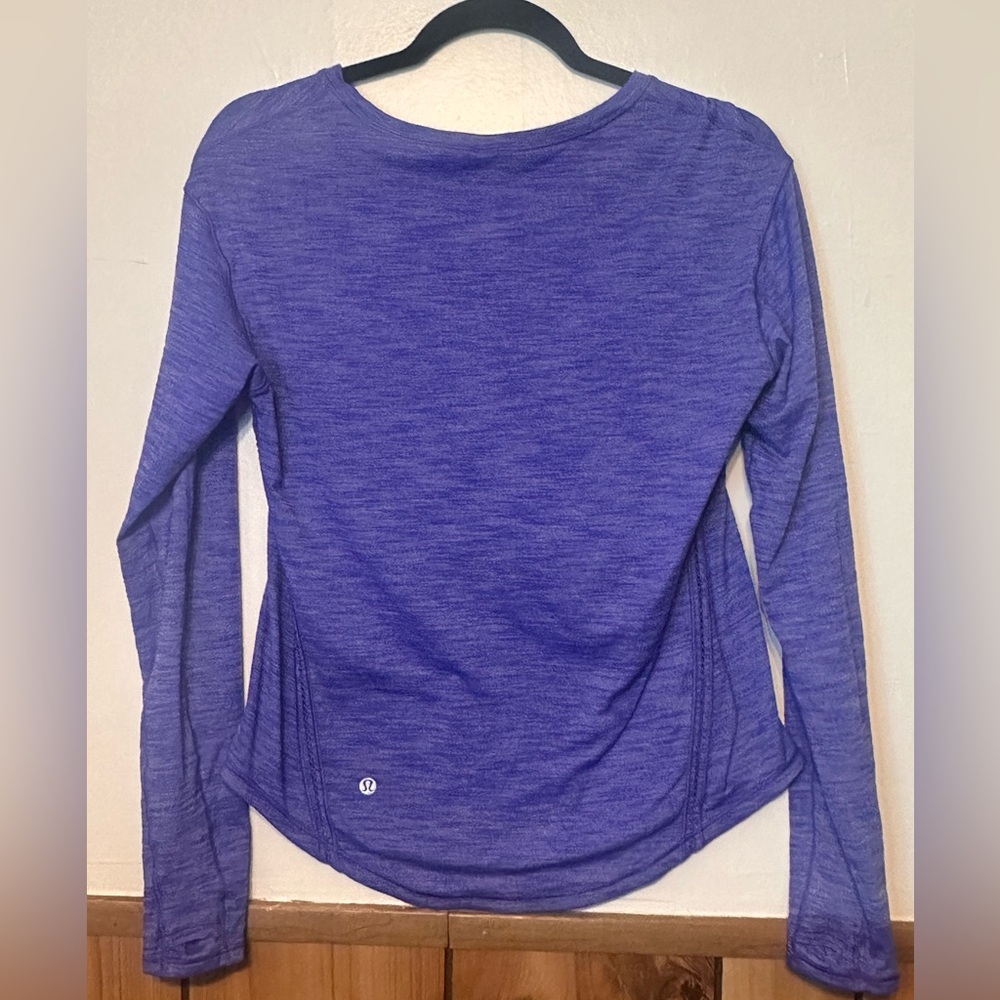 lululemon athletica Vibrant Blue Long Sleeve Top - Picture 2 of 3